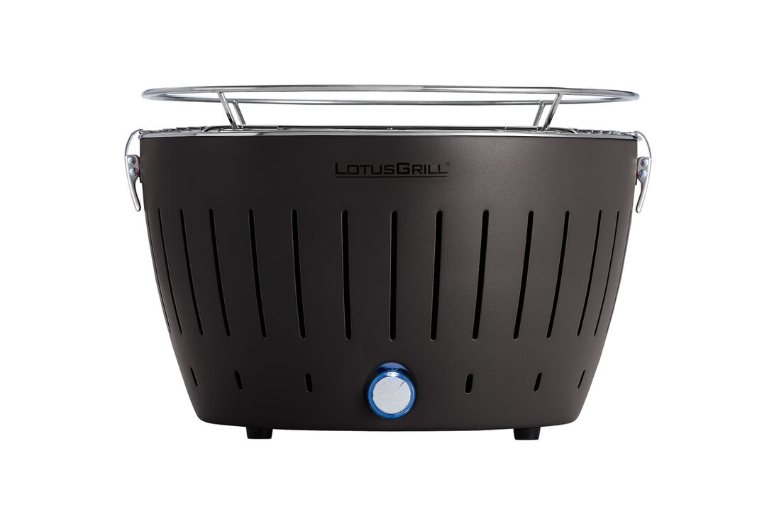 【3~4名向け】ロータスグリル レギュラーサイズ グレー 【煙の出にくいBBQグリル】
